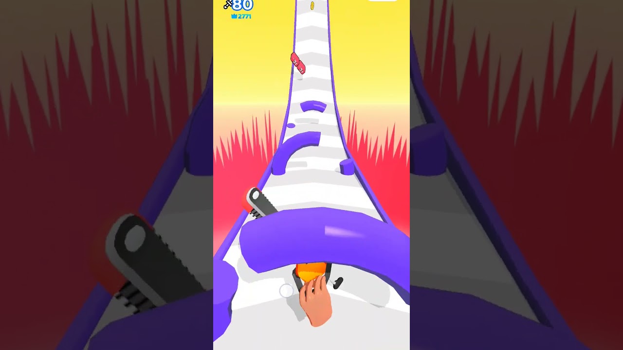 sword cut run viral game short 