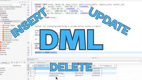 Essential SQL: Data Manipulation Language Tutorial - Insert, Update and Delete Data