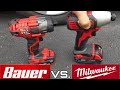 Harbor Freight Bauer 20v Impact vs Milwaukee 18v Impact Driver Lug Nut Torque Challenge