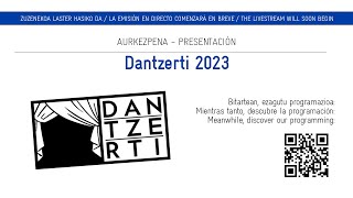 Aurkezpena/Presentación - Dantzerti