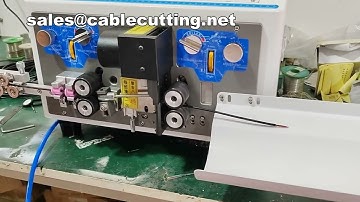 Automatic Wire Cutting and InnerOuter Stripping Machine