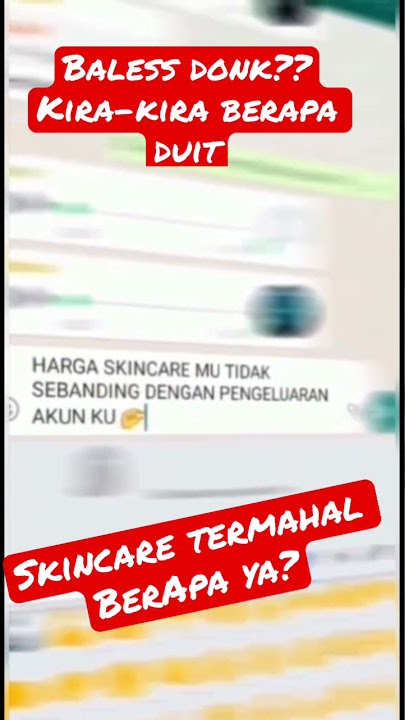 Skincare !! You know, #shorts #storywa30detik