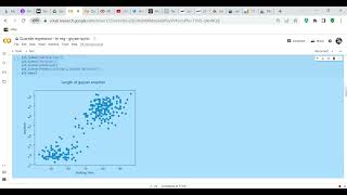Celebrity Code review: Quantile regression v   Linear Regression using   geyser dataset Profile