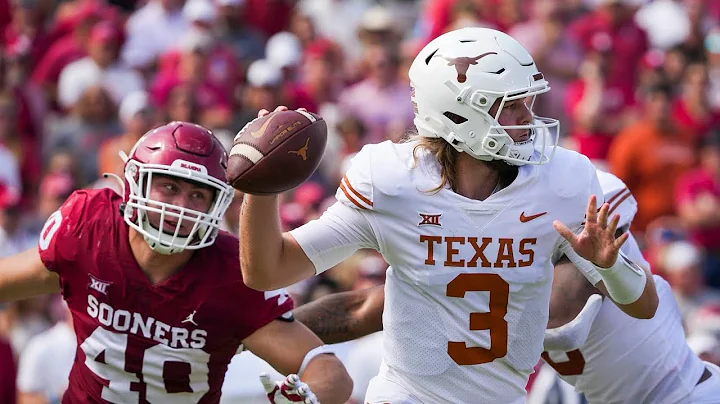 Quinn Ewers full Red River highlights! Texas QB li...
