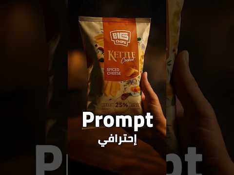 أفضل برومبت  لتحويل صورة المنتج إلى تصميم إعلاني احترافي بالذكاء الإصطناعي