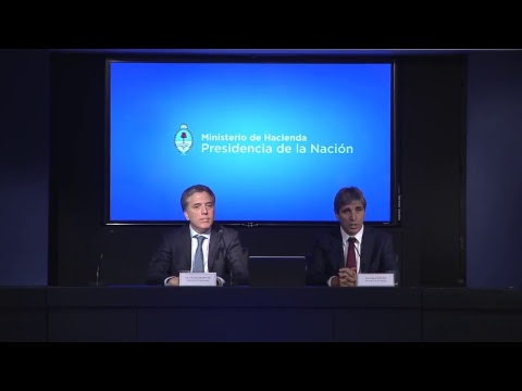Conferencia de prensa de Nicolás Dujovne