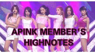 Apink highnotes