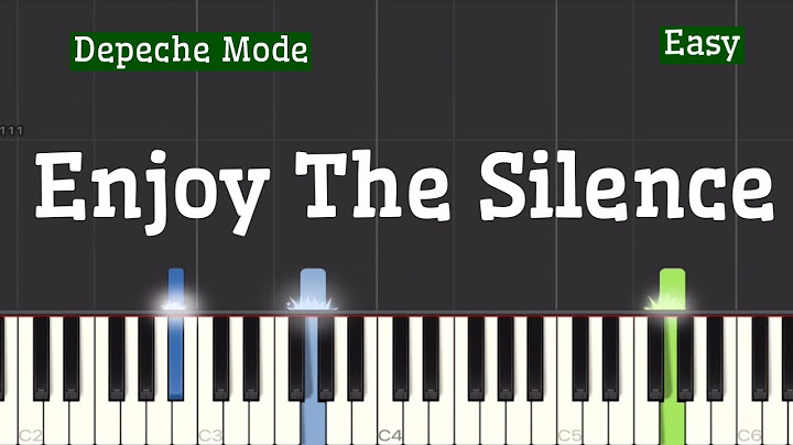 Enjoy the Silence Piano version - Piano performance video thumbnail