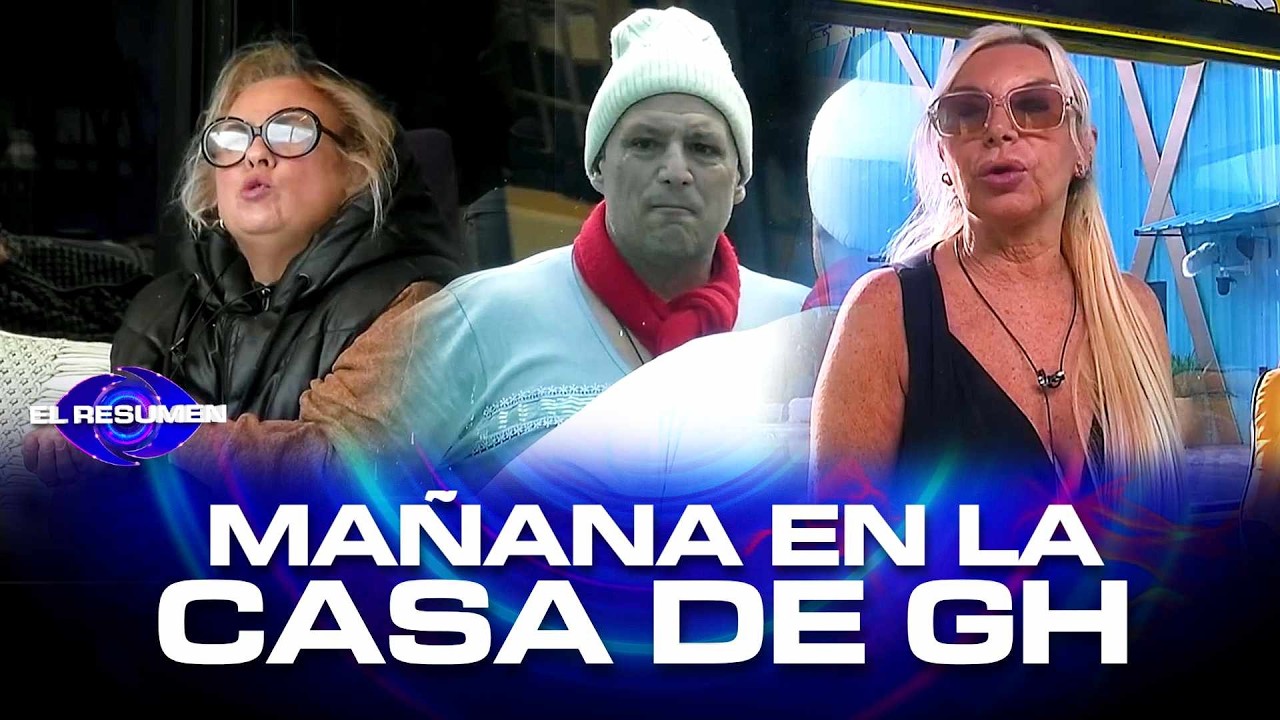MAÑANA CAÓTICA EN LA CASA DE GH: Charlas, anécdotas y tensión al despertar entre visitas y jugadores
