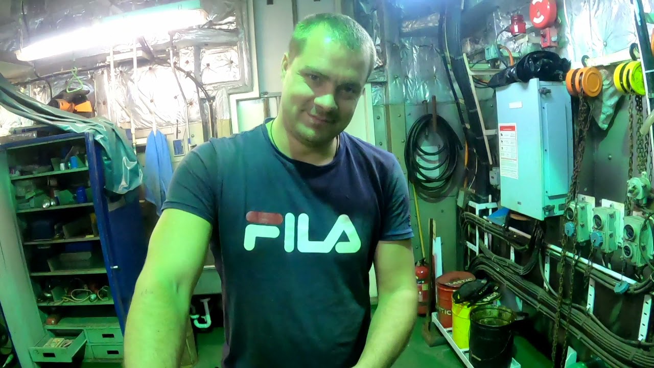 The work of a marine engineer on board. m/v SOPHIANA