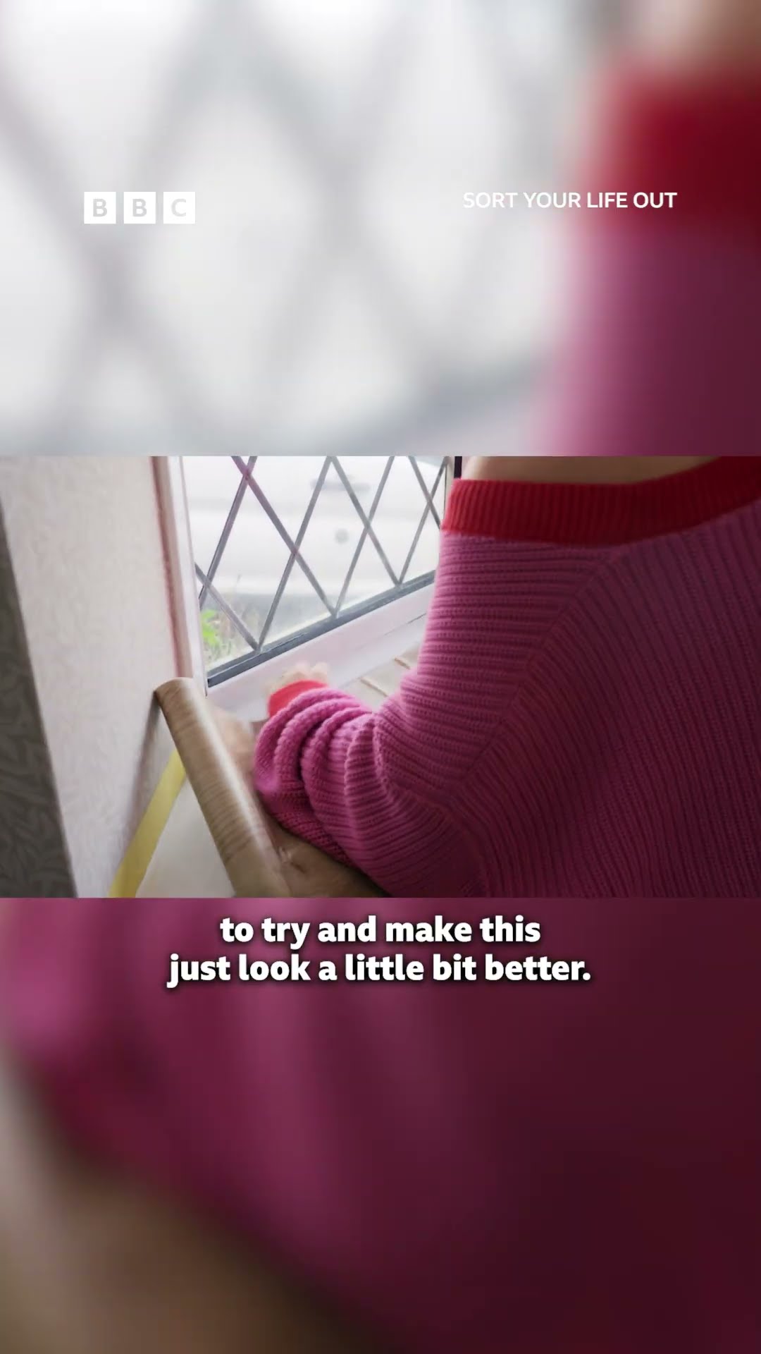 Update window sills with vinyl wrap
