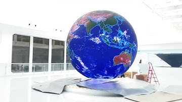 Mesmerizing 360° LED Sphere | The Most Beautiful Tech I Spherical LED Display