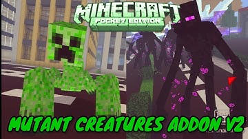 MCPE | MCBE | addon showcase | by: RHEX Mcpe12 | Mutant Creatures addon | 1.16+, 1.16.100+