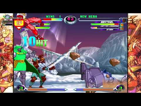 MvC2 Dhalsim/Doctor Doom rushdown & assist K.O., super fast DHC to Proton Cannon Hail punish 10/8/24