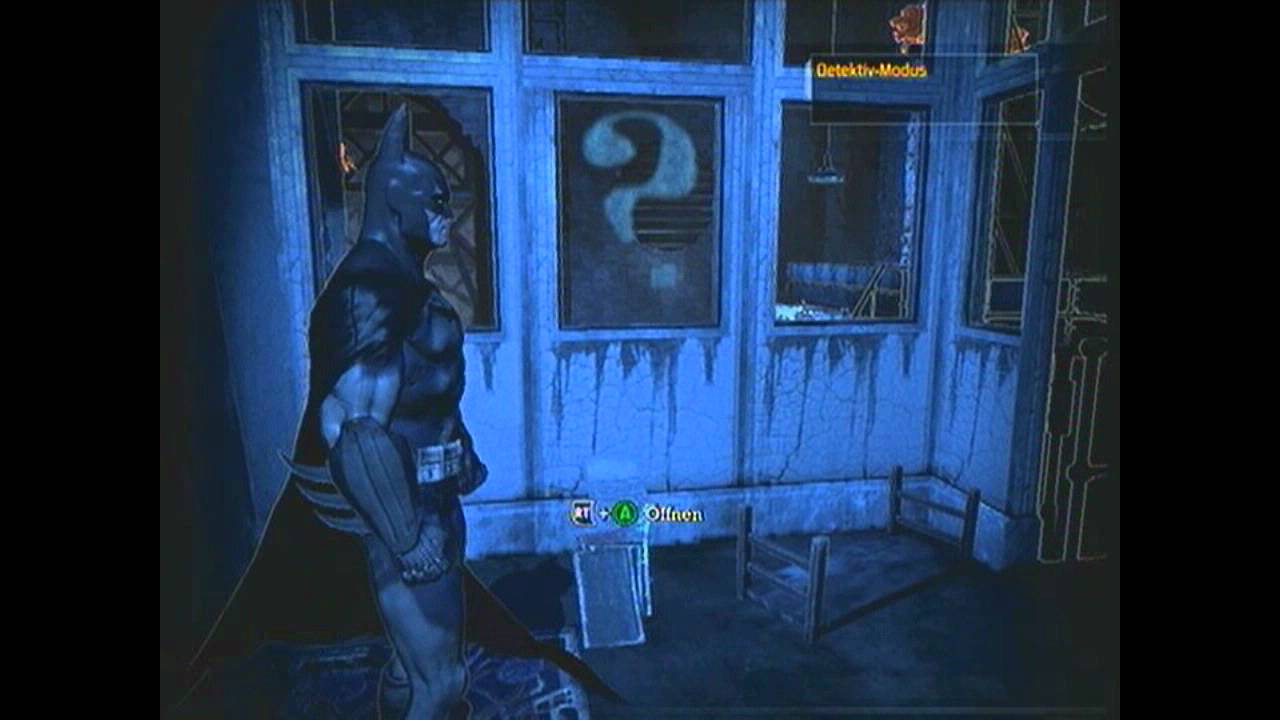 Batman Arkham Asylum Ein Rätsel Hat Viele Seiten