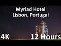 Myriad hotel lisbon portugal  4k animated photo silent screensaver relax sleep study background