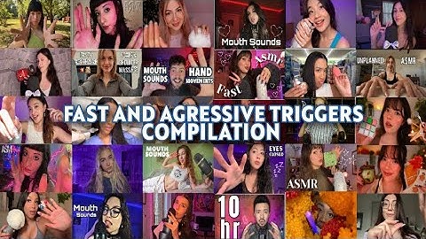 ASMR | The Best Fast And Agressive Triggers Asmr Compilation | Trigger for Sleep 