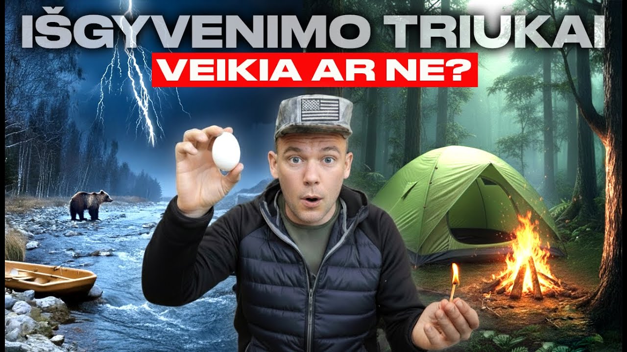 Testuoju 6 Išgyvenimo Triukus - Rezultatai Nustebino!