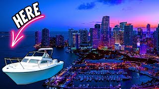 Boat Camping In Miami On Our Restored Boat!!!