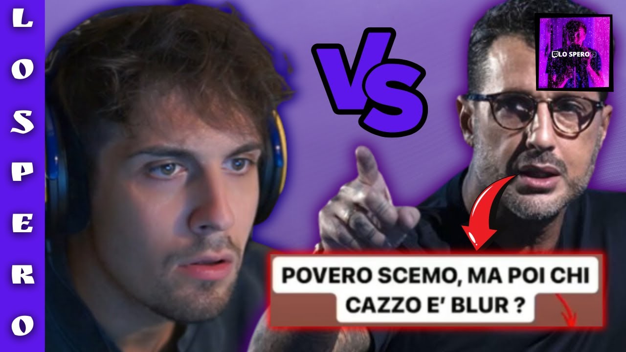 ACCESO SCONTRO TRA BLUR E FABRIZIO CORONA: SVELATE CONVERSAZIONI PRIVATE CON IL NETWORK DI BLUR!