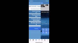 Digital Scoring input tutorial on the Scottish Golf app for Inverurie Golf Club members screenshot 5