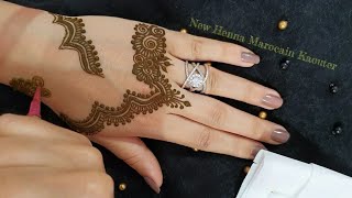 رشيمة رومية ? صيفية وخفيفة رائعة ديال Draw a beautiful henna on hand for summer