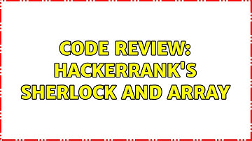 Code Review: Hackerrank