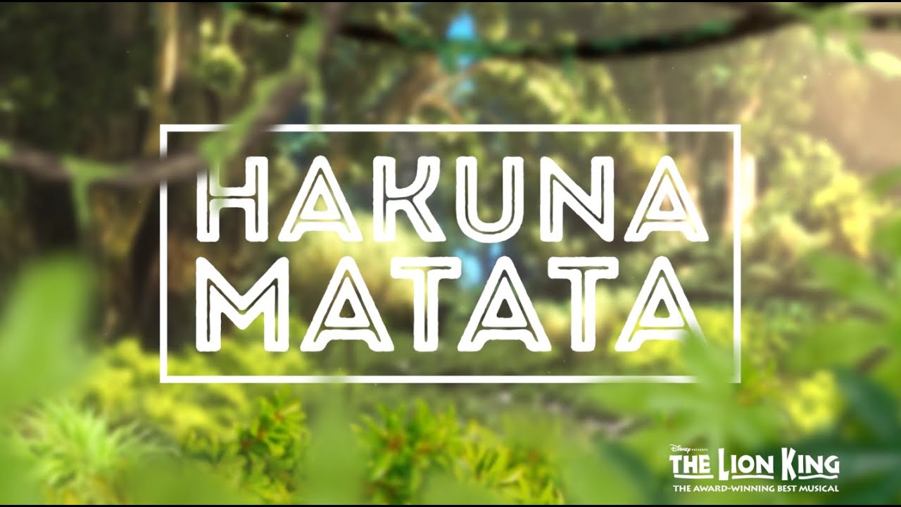 Aditivo voltereta oscuridad Hakuna Matata - Disney's THE LION KING (Official Lyric Video) - YouTube