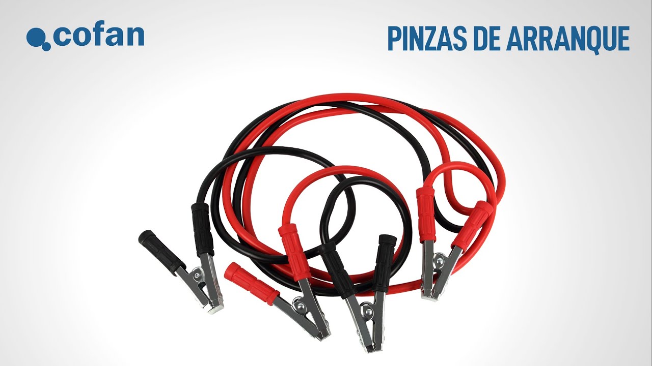 Tutorial cómo utilizar unas pinzas de arranque Cofan de baterías de 12 y 24  voltios 