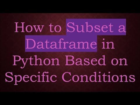 How to Subset