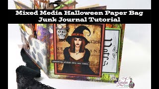 Halloween Mixed Media Paper Bag Junk Journal