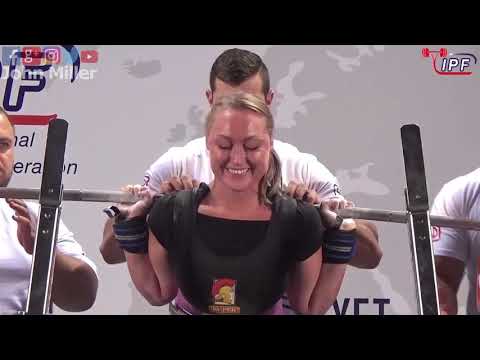 Marte Elverum - 2nd Place 632kg Total - 72kg Class 2019 Womans IPF World Open