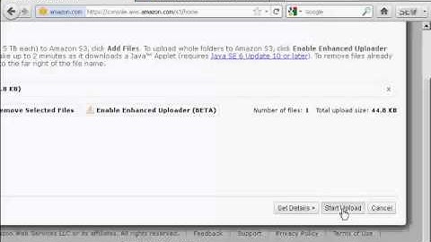How To Upload Files to Amazon S3