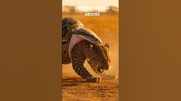 Savannah Showdown: Python Wraps Leopard in Brutal Fight!”#wildlife #snake #leopard