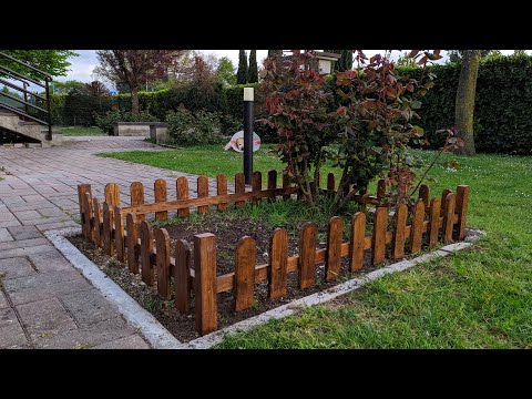 Come realizzare recinzioni per aiuole da giardino