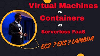 Serverless vs Virtual Machine vs Containers | Lambda vs EKS vs EC2 | Choosing Compute
