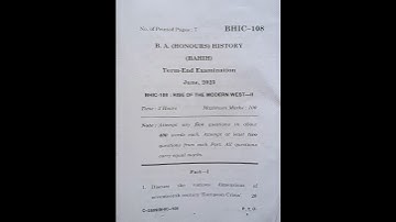 BHIC-108🔥June 2025 Question Paper| BHIC 108 Question Paper#bhic108#questionpaper #ignou