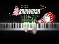 Sia - Snowman | Christmas Piano Cover by Pianella Piano