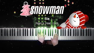 Sia - Snowman | Christmas Piano Cover by Pianella Piano chords
