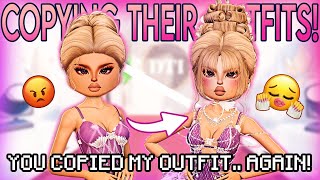 COPYING OUTFITS but MAKING THEM BETTER in DRESS TO IMPRESS! (..again) 🎀😅 | Roblox