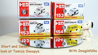 A short and sweet look at Tomica Snoopy 153 and 154