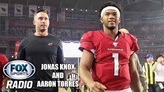 Jonas knox & aaron torres react to the debut of kyler murray for
arizona cardinals and how crazy it is that a team went all-in on
rookie quarterback to...