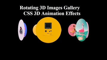3D ROTATING IMAGE GALLERY   PURE CSS
