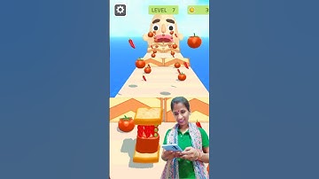 Sandwich 🥪 Runner Level 7 Android&iso Gameplay Walkthrough Games 3D #shorts