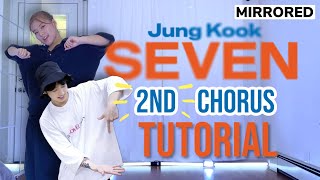 [EXPLAINED] JUNGKOOK BTS 'SEVEN' SECOND CHORUS TUTORIAL | MIRRORED