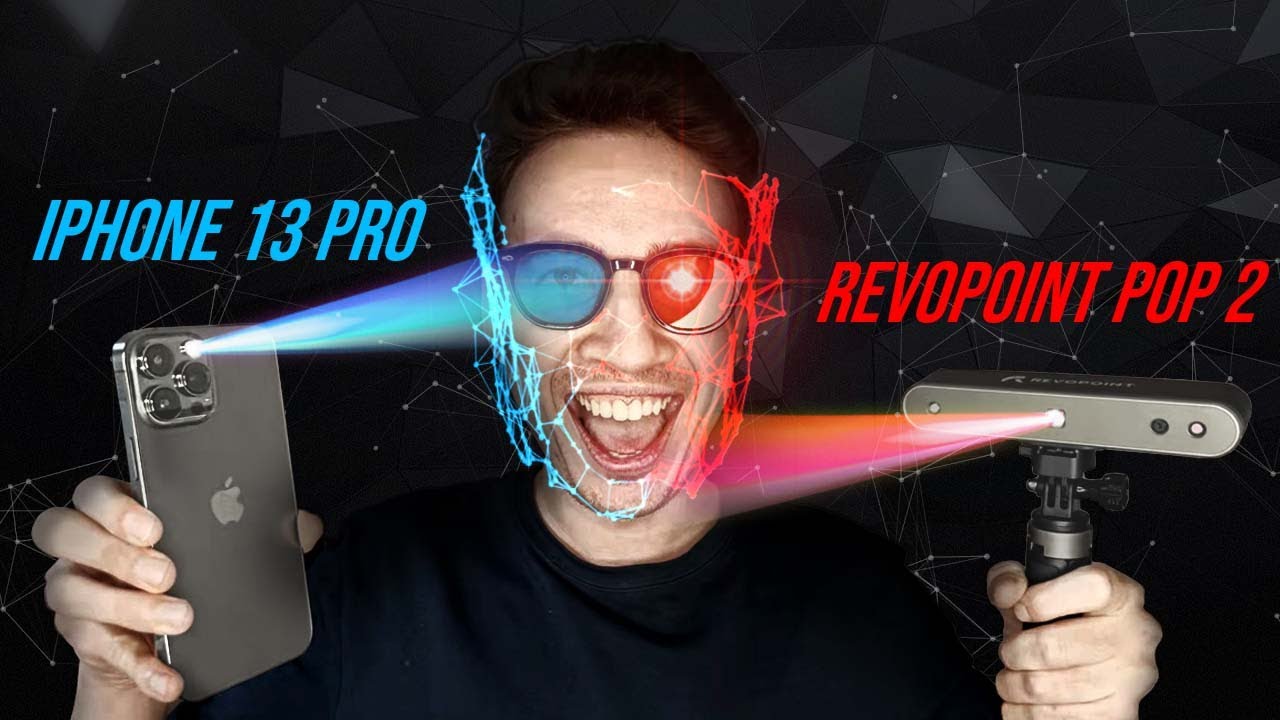 New Update Real 3D Scanner vs iPhone 13 Pro Max LIDAR Comparison | Revopoint Pop 2!