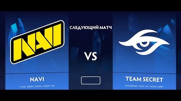 [RU] NAVI(FTM) vs Team Secret Game 1 |BO3|  OGA Dota PIT Season 3