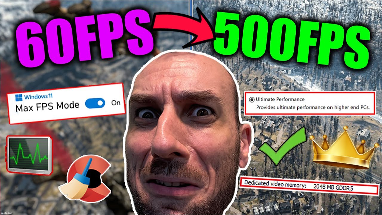 🛑 Warzone MAX FPS Optimization Guide 2025 😱👑 (Pro Tweaks) - YouTube