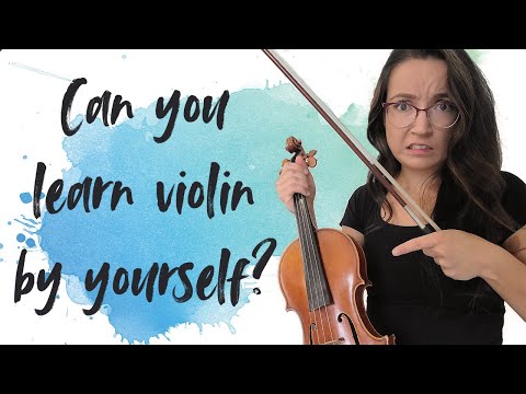 Can You Learn Violin By Yourself... Without a Teacher?!?! (with resources!!)
