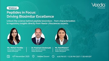 Webinar: Peptides in Focus: Driving the Future of Biosimilars Excellence